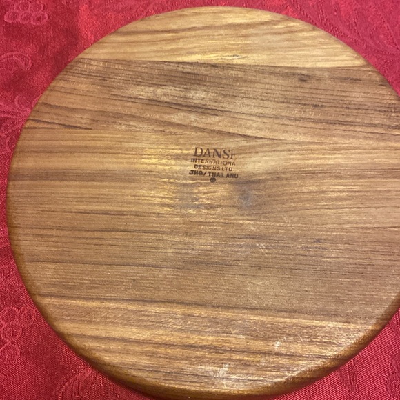 Gorgeous Dansk Teakwood Divided Serving Bowl - Picture 3 of 6